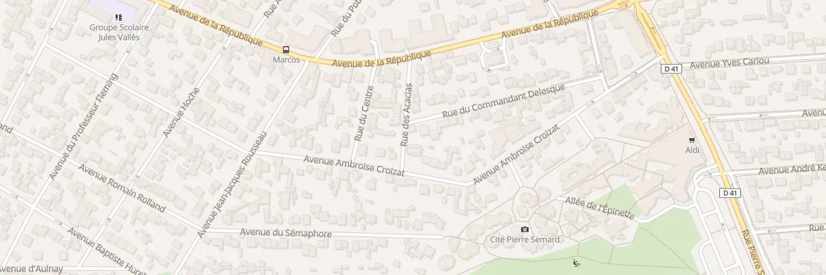 Plan du 2 Rue du Commandant Delesque au Blanc-Mesnil