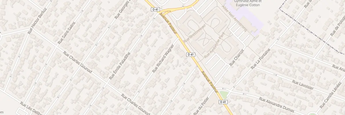Plan du 80 Rue Richard Wagner au Blanc-Mesnil
