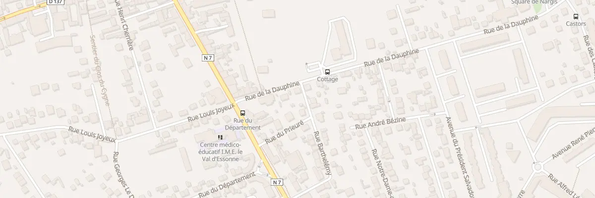 Plan du 105 Rue de la Dauphine à Corbeil-Essonnes
