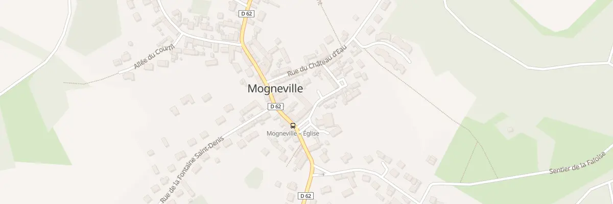 Plan du 1B Pl de l’Eglise à Mogneville