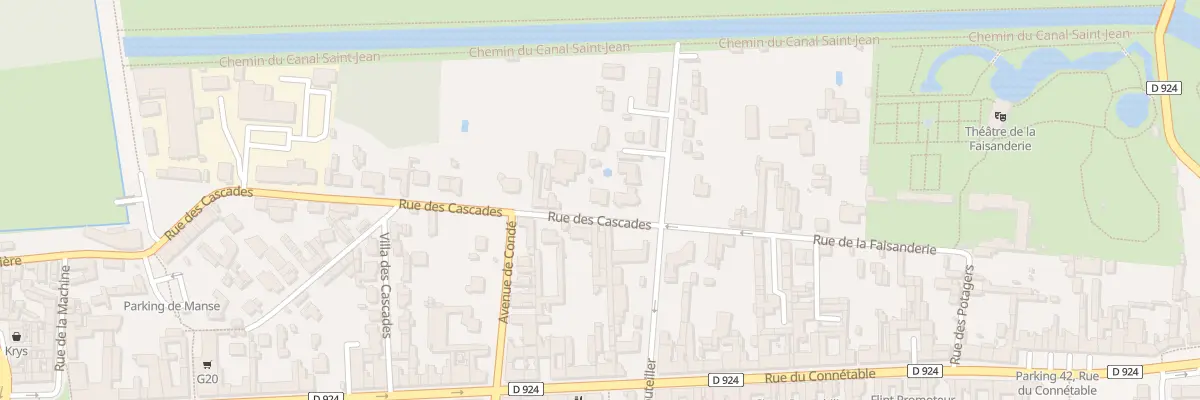 Plan du 2B Rue des Cascades à Chantilly