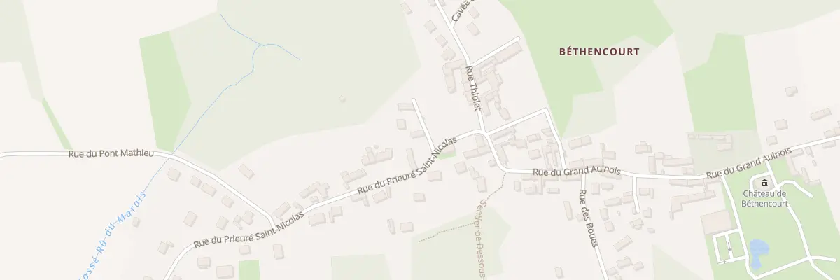 Plan du 1 Rle de la Chapelle à Bailleval