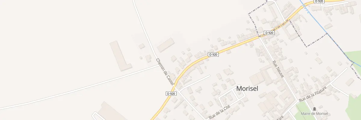 Plan du 134 Rue Thiers à Morisel