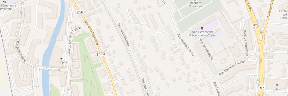 Plan du 37 Rue des Caillettes à Corbeil-Essonnes