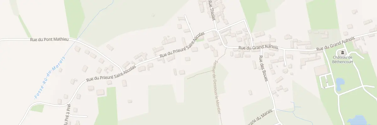 Plan du 13 Rue du Prieuré Saint-nicolas à Bailleval