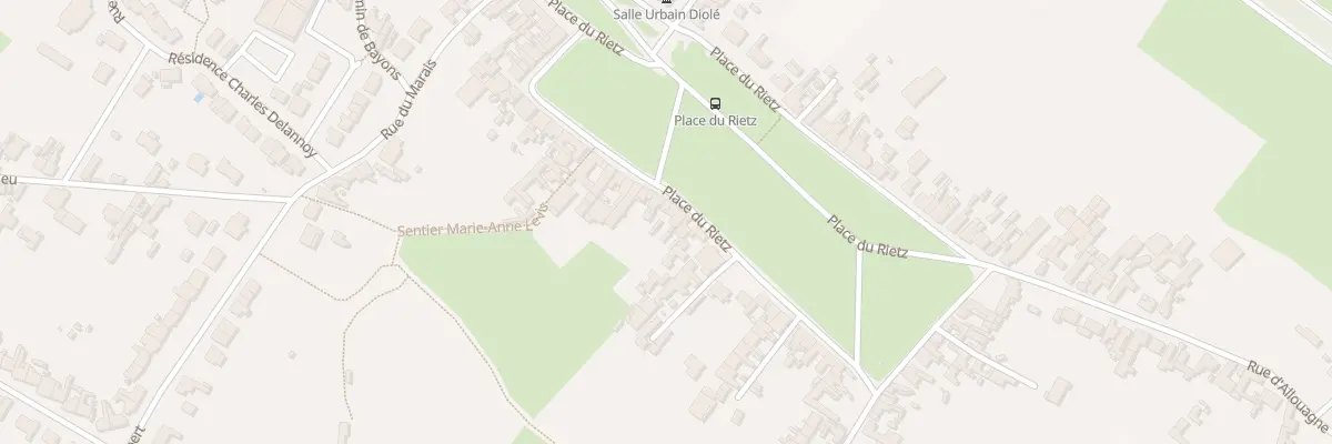 Plan du 74 Pl du Rietz à Burbure