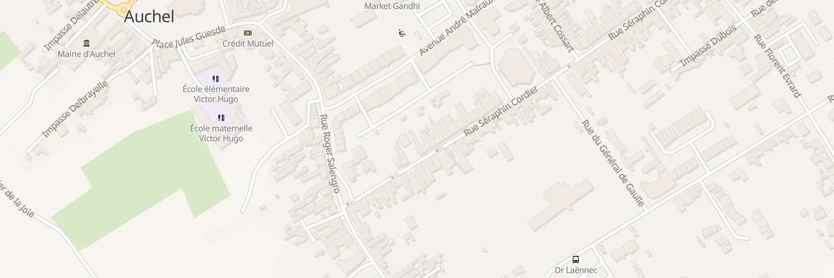 Plan du 7 Rue Séraphin Cordier à Auchel