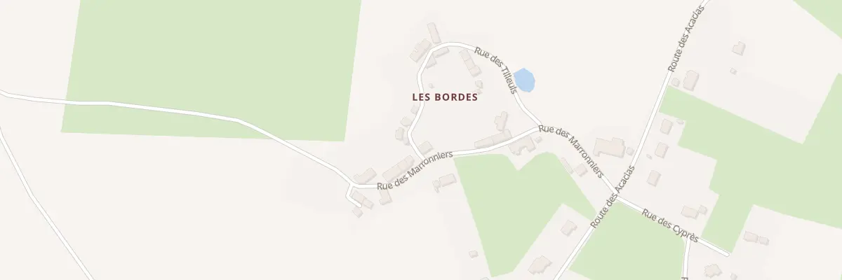 Plan du 6 Rue des Marronniers Les Bordes à Saint-Julien-la-Genête