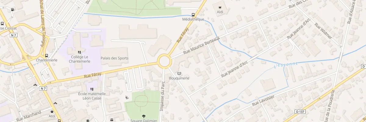 Plan du 25 Rue Maurice Berteaux à Corbeil-Essonnes