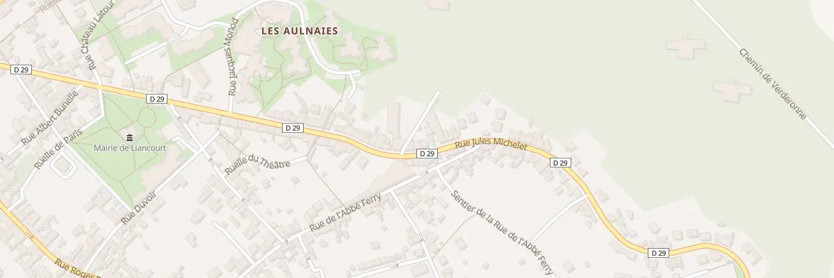 Plan du 543 Rue Jules Michelet à Liancourt
