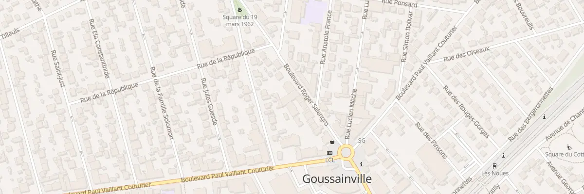 Plan du 31 Bd Roger Salengro à Goussainville