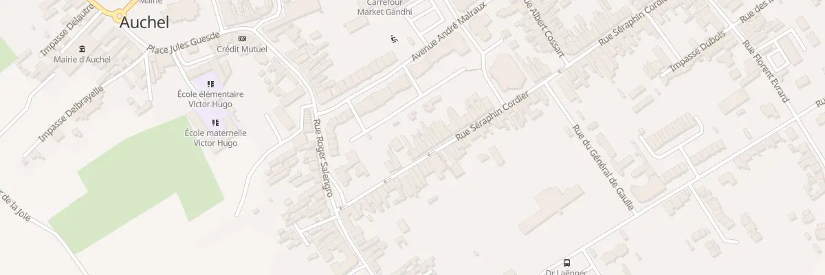 Plan du 9 Rue Séraphin Cordier à Auchel