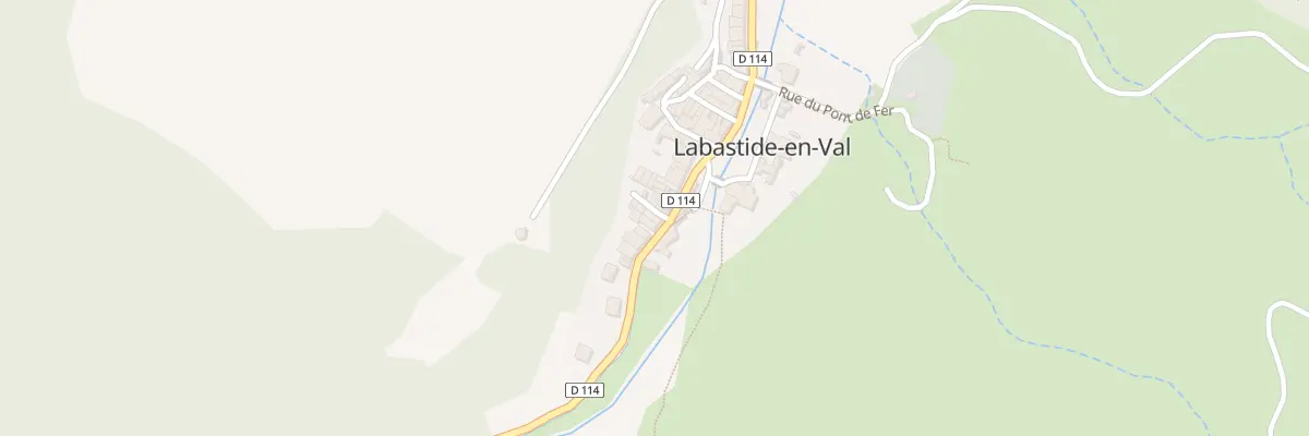 Plan du 12 Rte de Lacamp à Labastide-en-Val