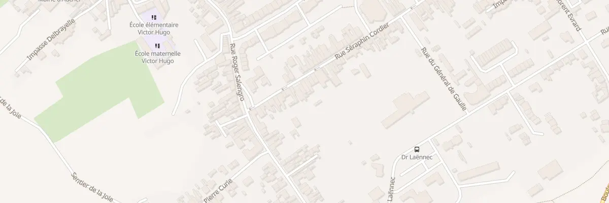 Plan du 18 Rue Séraphin Cordier à Auchel