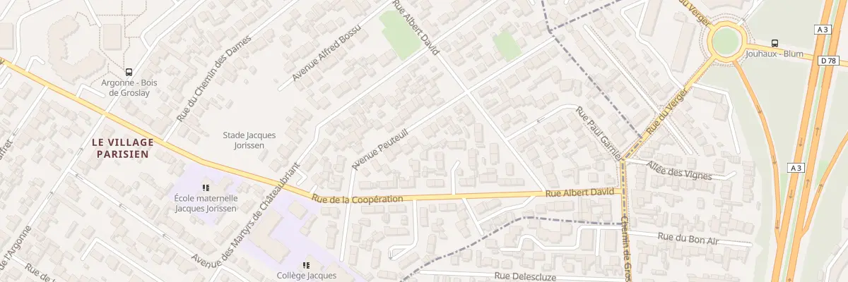 Plan du 32 Av Peuteuil à Drancy