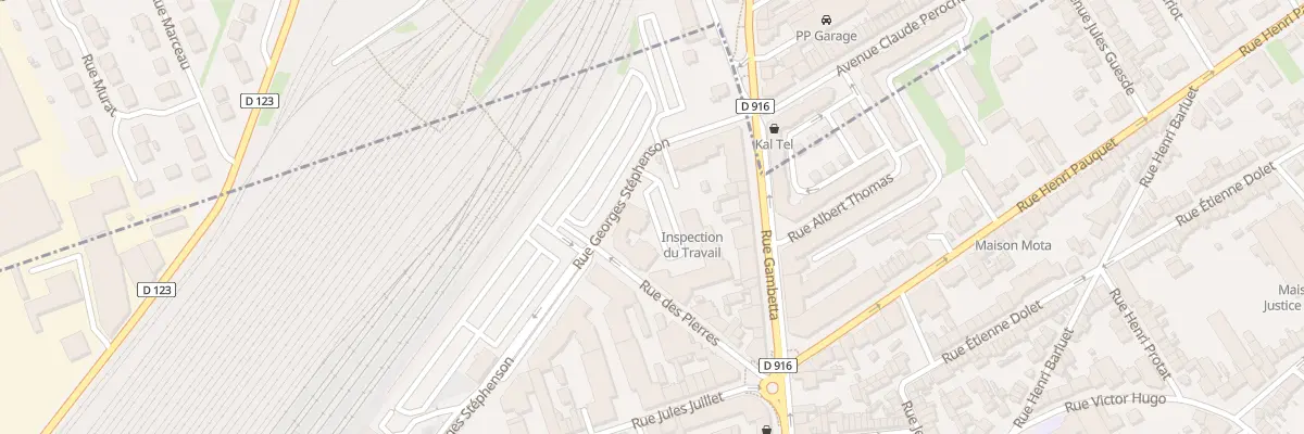 Plan du 16 Rue des Pierres à Creil