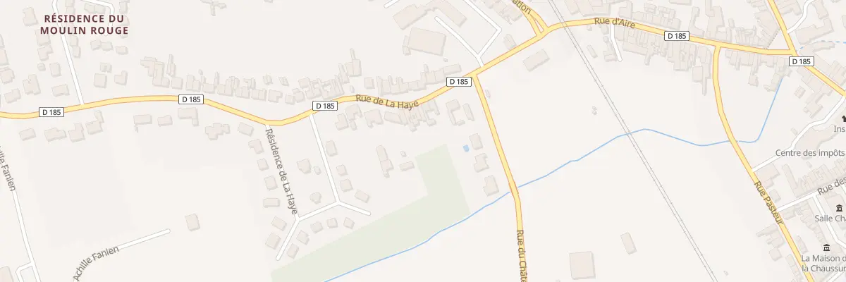 Plan du 12 Rue de la Haye à Lillers