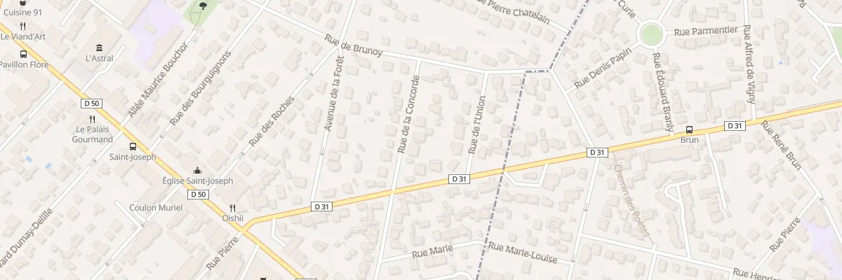 Plan du 16 Rue de la Concorde à Montgeron