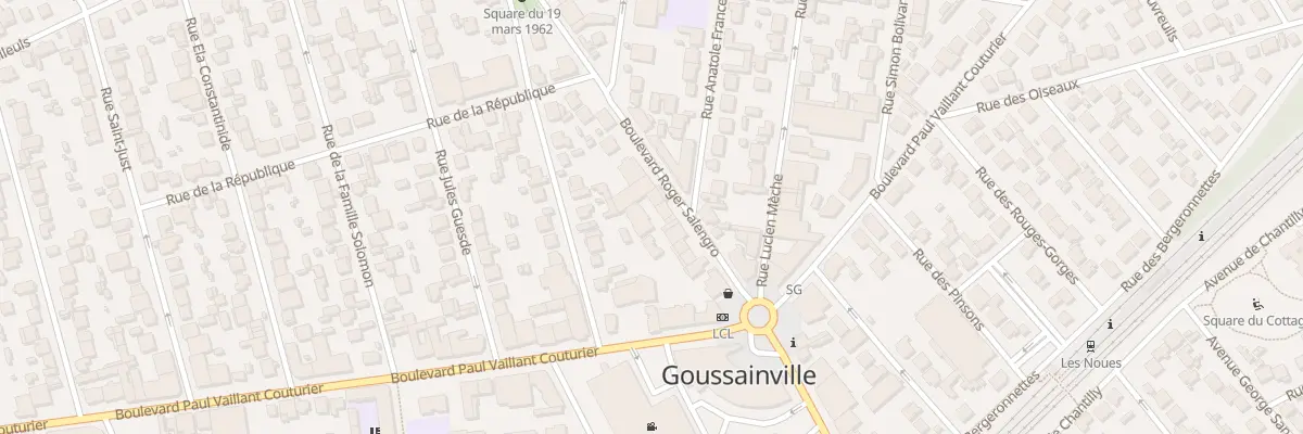 Plan du 29 Bd Roger Salengro à Goussainville