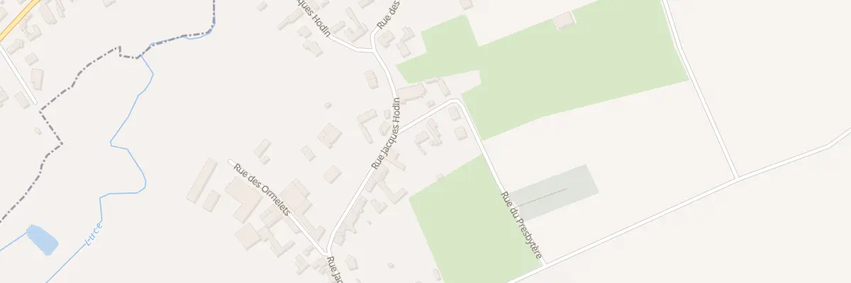 Plan du 1 Rue du Presbytère à Thennes