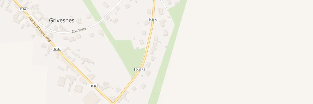 Plan du 18 Rue du Dix Neuvieme Bcp à Grivesnes