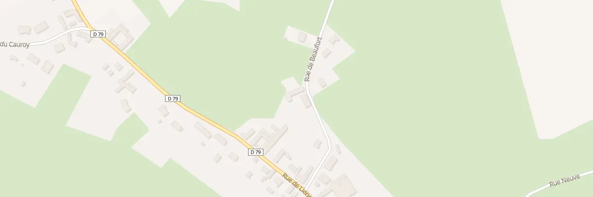 Plan du 3 Rue de Beaufort à Grand-Rullecourt