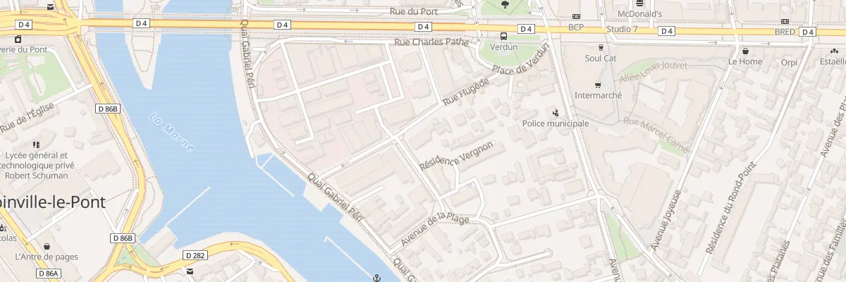 Plan du 23 Rue Hugédé à Joinville-le-Pont
