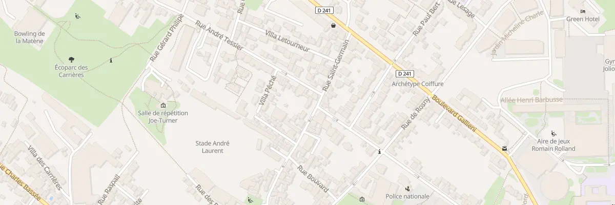Plan du 33B Rue Saint-Germain à Fontenay-sous-Bois