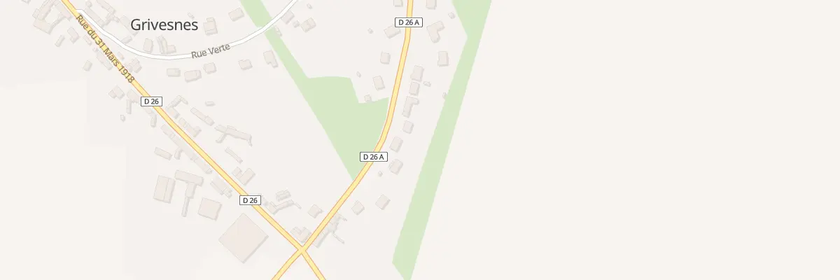 Plan du 16 Rue du Dix Neuvieme Bcp à Grivesnes