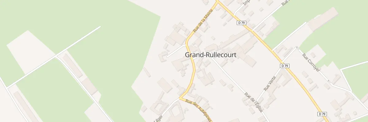 Plan du 6 Rue de la Mairie à Grand-Rullecourt