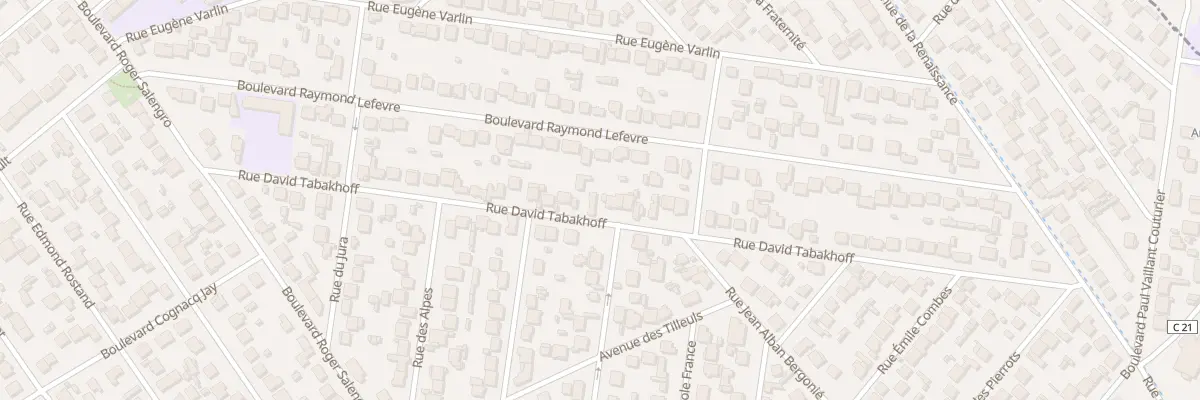 Plan du 45 Rue David Tabakoff à Goussainville