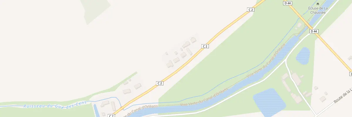 Plan du 43 Rte de la Motte à Coudroy