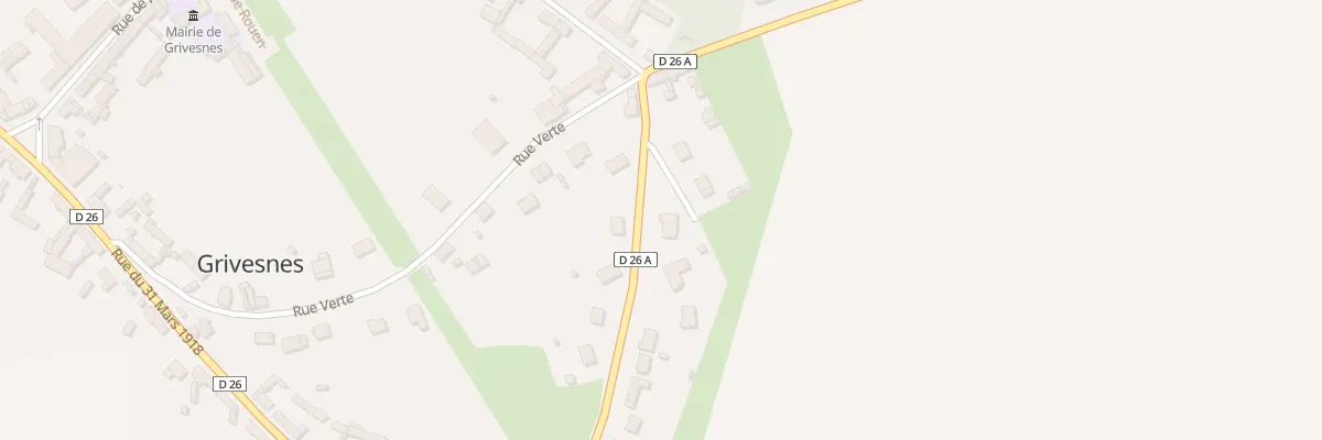 Plan du 28 Rue du Dix Neuvieme Bcp à Grivesnes