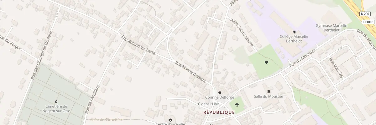 Plan du 6B Rue Marcel Deneux à Nogent-sur-Oise
