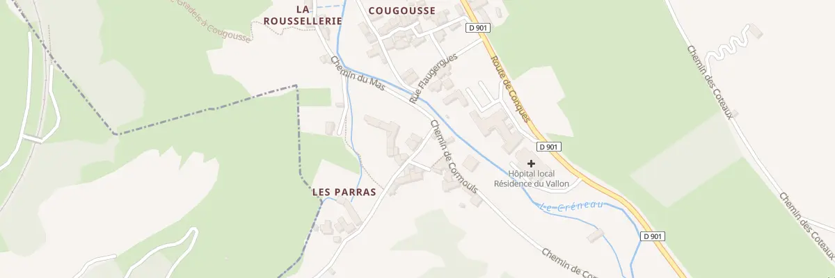 Plan du 26 Rte de la Carolie à Salles-la-Source