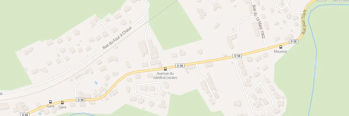 Plan du 1 Rue Jean Toyre à Arpajon-sur-Cère