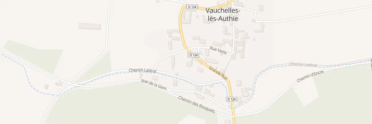 Plan du 10 Gr Grande Rue à Vauchelles-lès-Authie