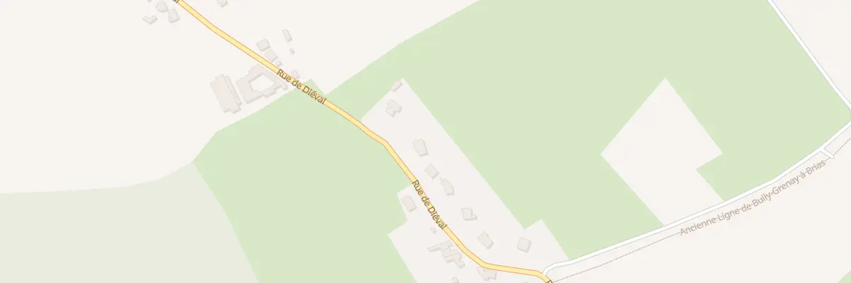 Plan du 70 Rue de Diéval à Bajus