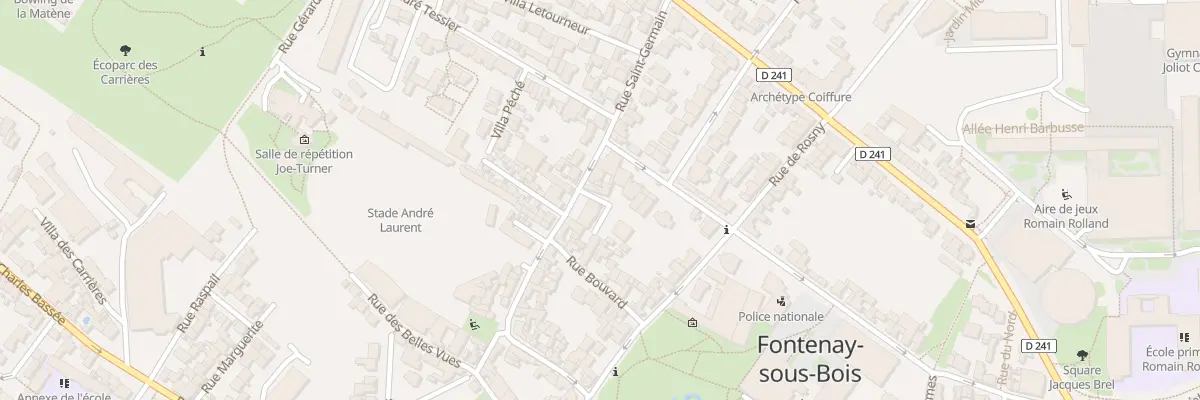 Plan du 2B Rue Guérin Leroux à Fontenay-sous-Bois