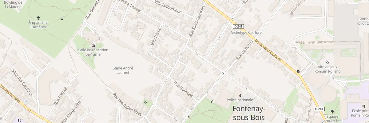 Plan du 30B Rue Saint-Germain à Fontenay-sous-Bois