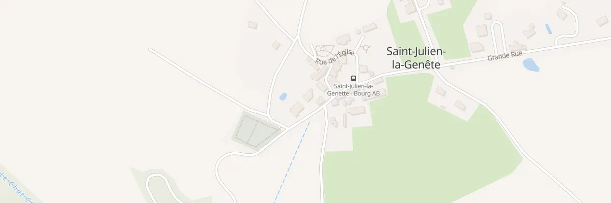Plan du 1 Grande Rue à Saint-Julien-la-Genête