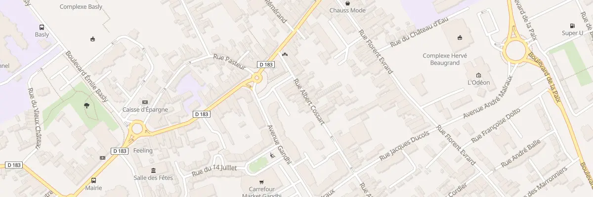 Plan du 10 Rue Albert Cossart à Auchel