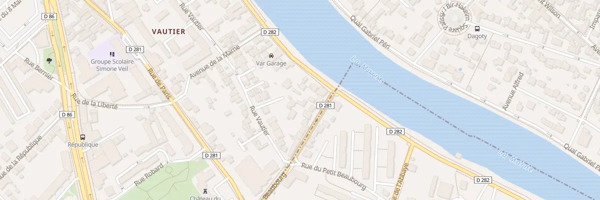 Plan du 9T Rue Beaubourg à Joinville-le-Pont