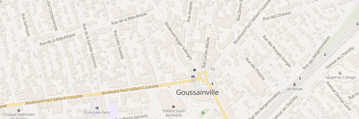 Plan du 23 Bd Roger Salengro à Goussainville