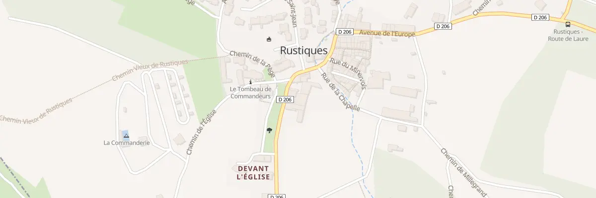 Plan du 21 Av de l’Europe à Rustiques
