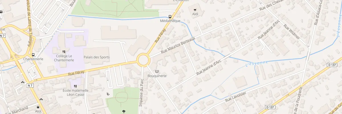 Plan du 19 Rue Maurice Berteaux à Corbeil-Essonnes