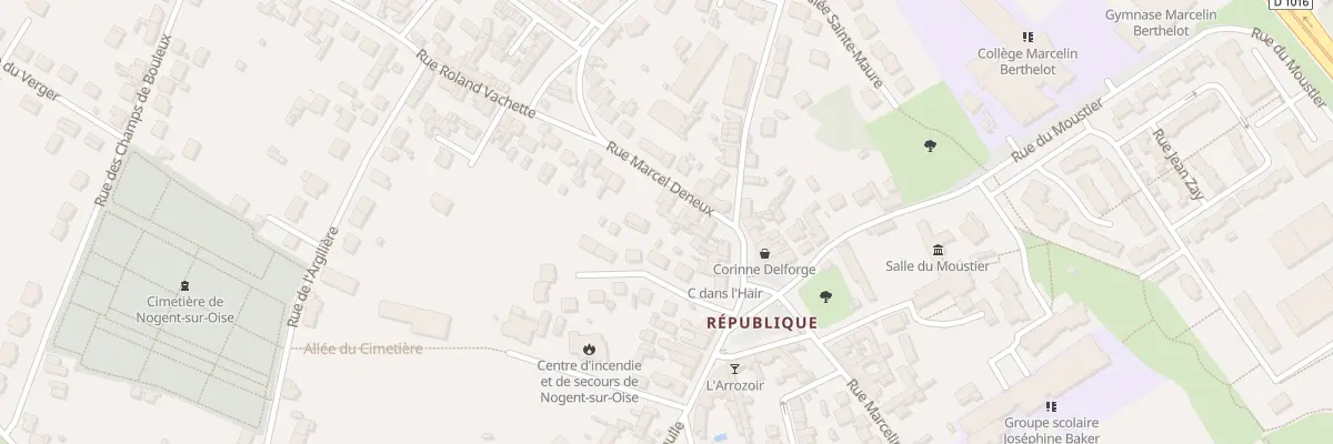 Plan du 3 Rue Marcel Deneux à Nogent-sur-Oise