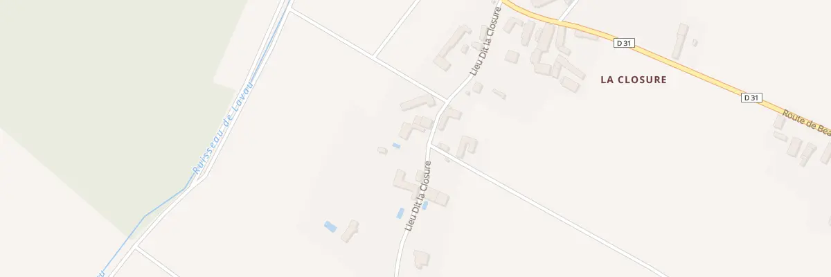 Plan du 8 La Closure à Juranville