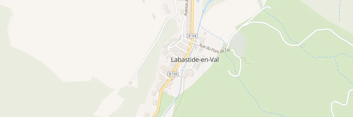 Plan du 1 Rue de la Place à Labastide-en-Val