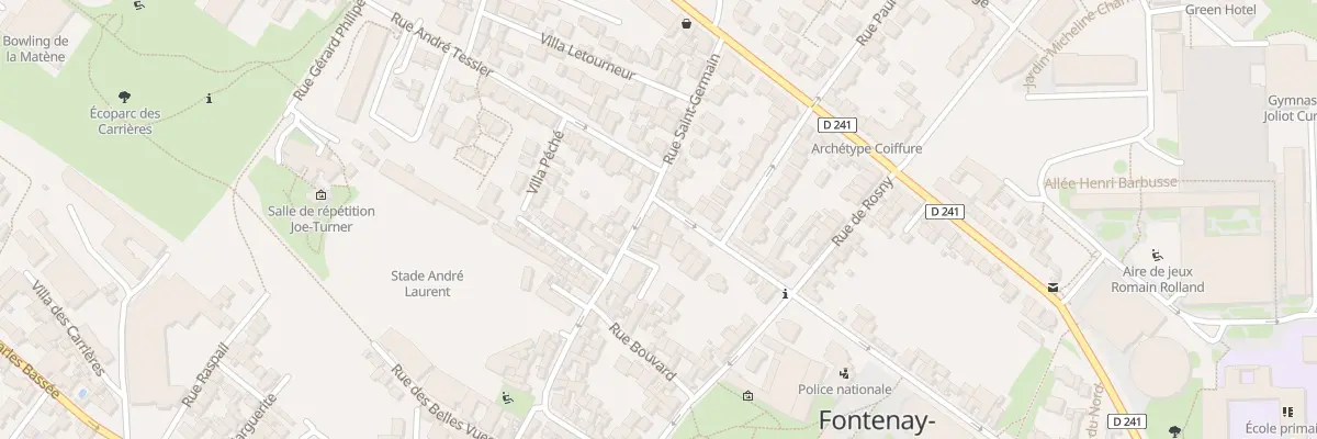 Plan du 32B Rue Saint-Germain à Fontenay-sous-Bois